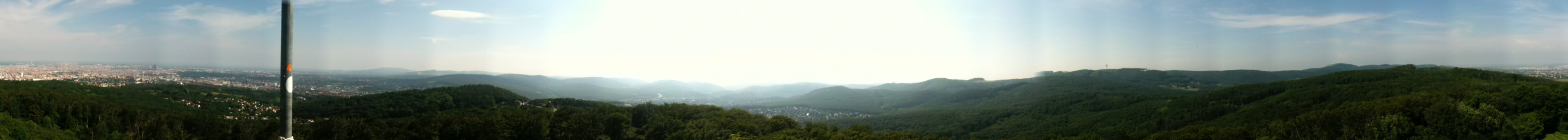 Panoramaansicht von der Jubiläumswarte aus